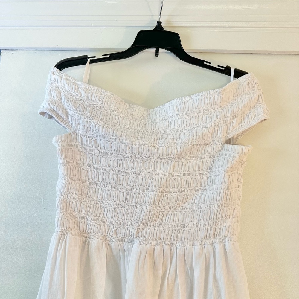 NWT Everlane Gauze Off the Shoulder Dress - Picture 6 of 10